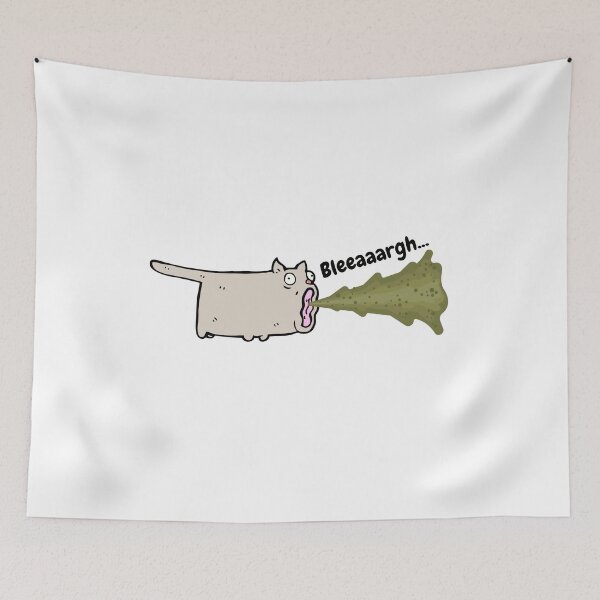 Item preview, Cat Puking designed and sold by Khihi.