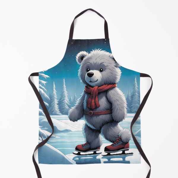 Item preview, Teddy ice skating on a frozen lake designed and sold by Colin Bentham.