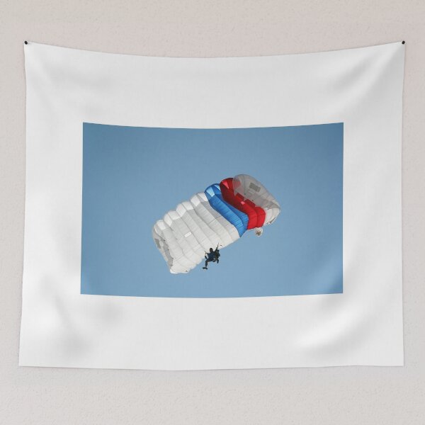 Item preview, parachutist on blue sky extreme sport  designed and sold by goceris.