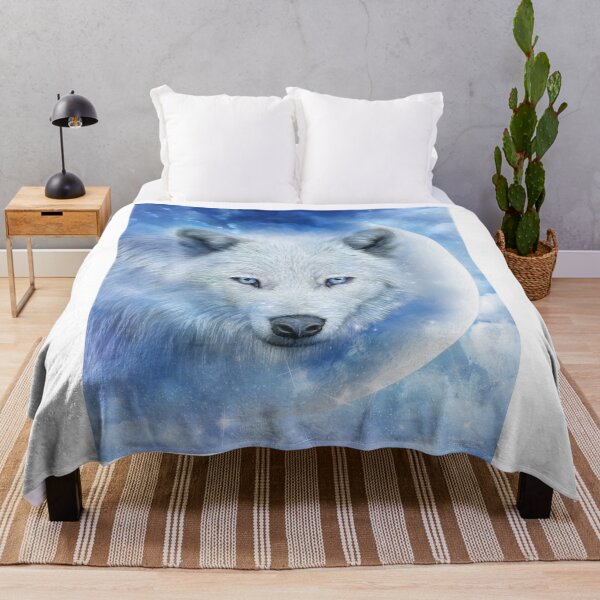 Item preview, White Wolf Moon designed and sold by Carol  Cavalaris.