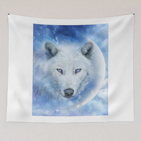 Item preview, White Wolf Moon designed and sold by Carol  Cavalaris.