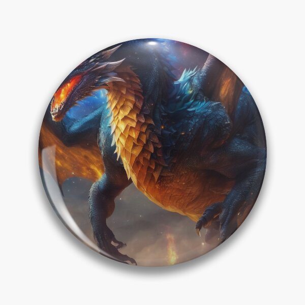 Item preview, Blue eyed dragon over the mountain designed and sold by K0822.