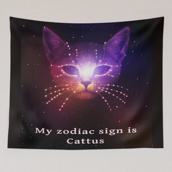 Item preview, Signo zodiacal Cattus designed and sold by ManuelAndreas.