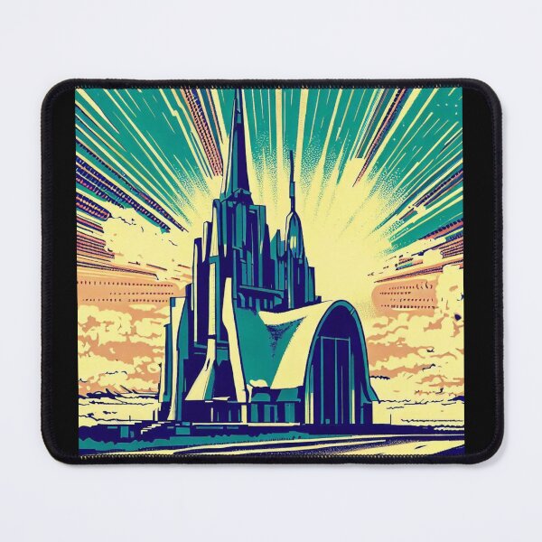 Item preview, SF Futuristic Church 3 designed and sold by CrankyOldDude.