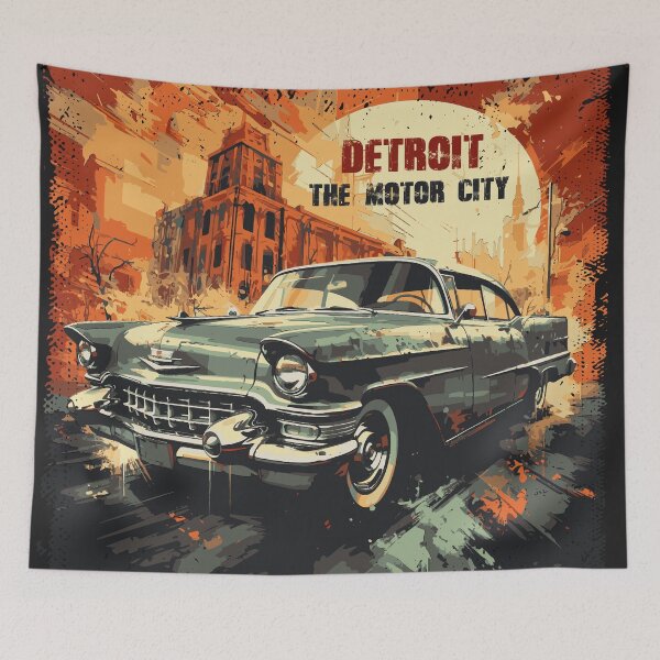 Item preview, Detroit Michigan - The Motor City designed and sold by Digital Sanctuary.