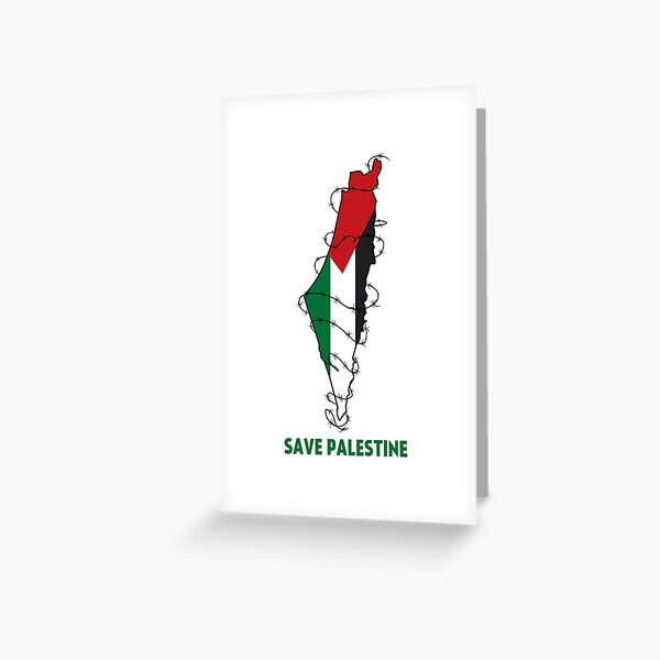 Palestine Map Flag Greeting Card for Sale by MKCoolDesigns MK