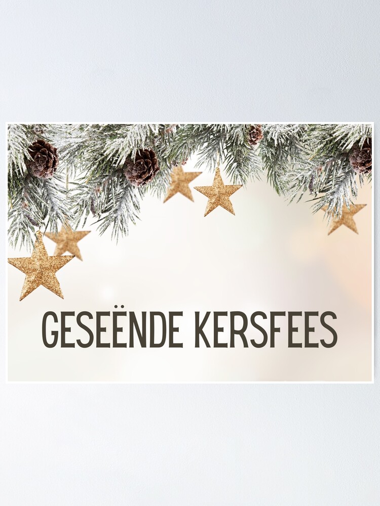 Feliz Natal!, Merry Christmas!, Afrikaans: Geseënde Kersfe…