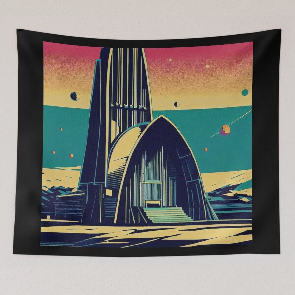 Item preview, SF Futuristic Church 4 designed and sold by CrankyOldDude.