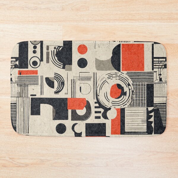 Item preview, Bauhaus pattern - "Black and Red" designed and sold by Hemindway.