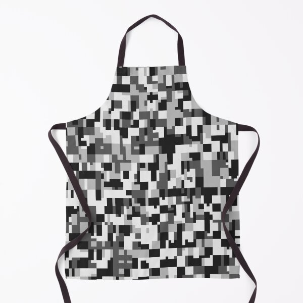 Item preview, Dalmatians Will Save Us All // Vintage Gingham Retro Happy Accident Black And White Glitch 1980s Geometric Cluster Pattern 8bit Pixel Art designed and sold by mixedpixels.