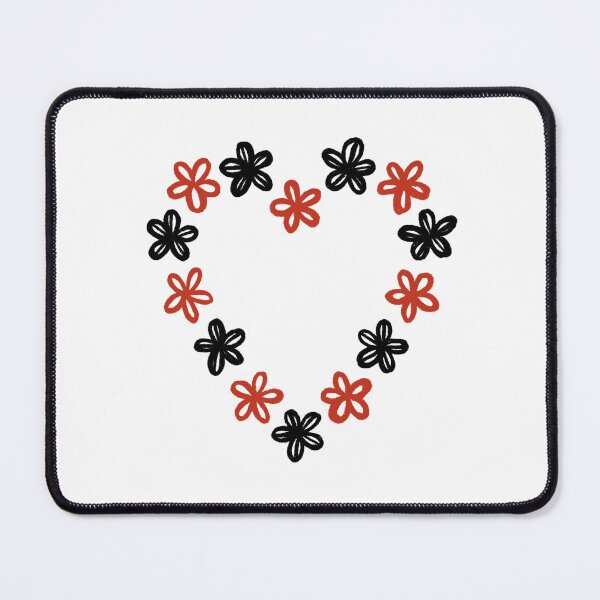 Item preview, Heart heart flowers flower minimal design flower designed and sold by Tropical Blood.