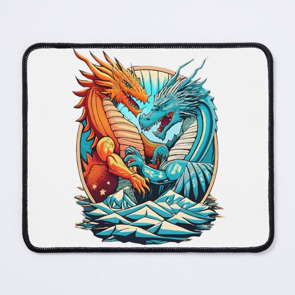 Item preview, Fire & Ice Dragon designed and sold by SabyDigitalArt.