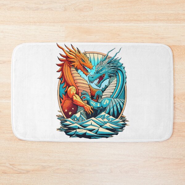 Item preview, Fire & Ice Dragon designed and sold by SabyDigitalArt.