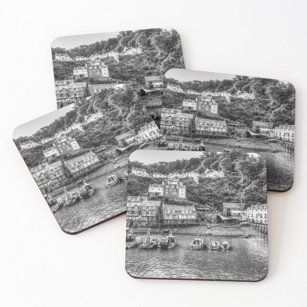 Item preview, Clovelly Harbor, North Devon, England, Black And White designed and sold by Paul Thompson Photography.