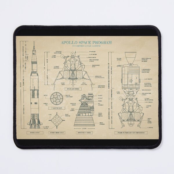 Item preview, Apollo Program. US Crewed Lunar Landing (Parchment) designed and sold by BGALAXY.