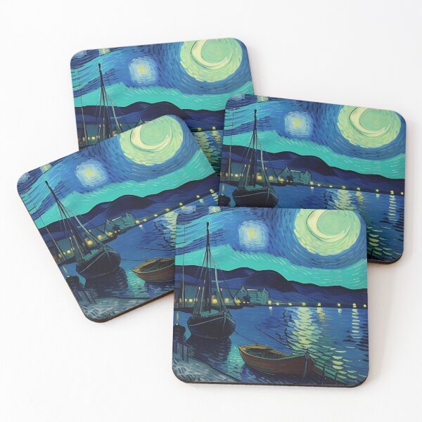 Item preview, Ai Generated Image | Port at Night designed and sold by Extra-designer.