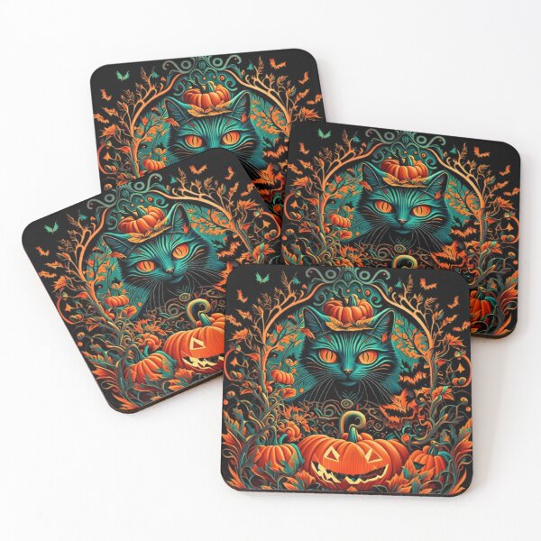 Item preview, Regal Cat on the Throne - Halloween Crowned Feline designed and sold by DesignscapeWCF.