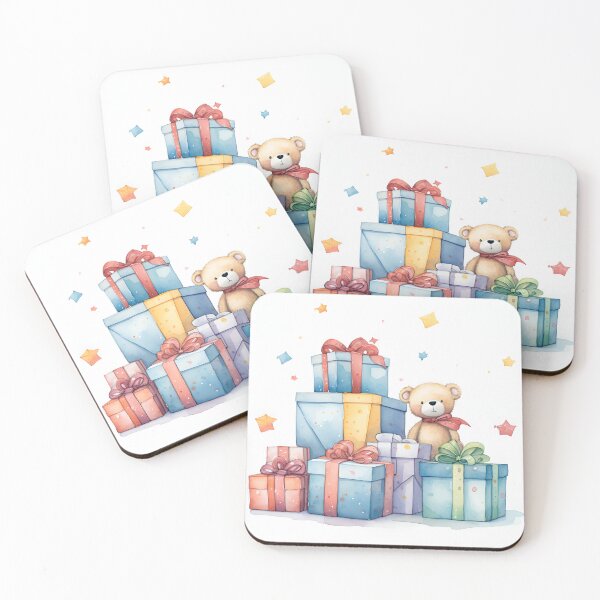 Item preview, Christmas Present with funny bear designed and sold by buppha2402.
