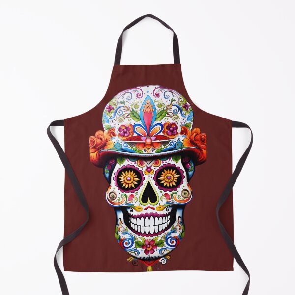 Item preview, "Flower-Framed Grin: Skull Style" designed and sold by Art-Vortex-fr.