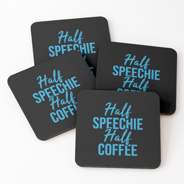Item preview, "Half Speechie, Half Coffee" Collection - Express Yourself with Humor and Heart! designed and sold by Bododobird.