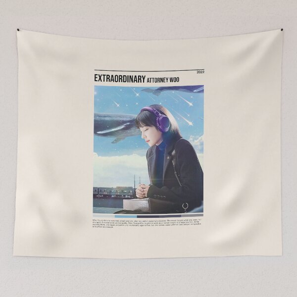 Item preview, Extraordinary Attorney Woo, Minimalist Kdrama (2022) designed and sold by PinkandP.