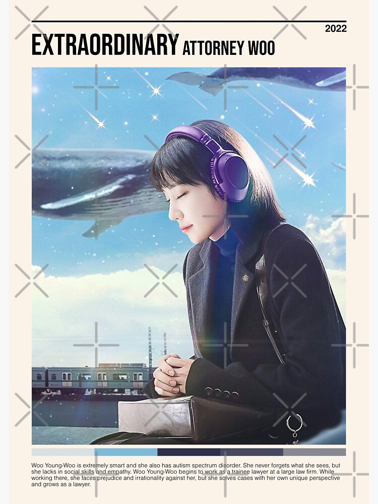 Extraordinary Attorney Woo, Minimalist Kdrama (2022) Sticker