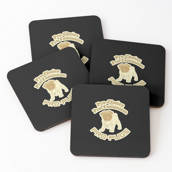 Item preview, Pro-Choice, Pro-Feminism, Pro-Pugs (brown) designed and sold by creativerooney.