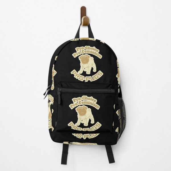 Item preview, Pro-Choice, Pro-Feminism, Pro-Pugs (brown) designed and sold by creativerooney.
