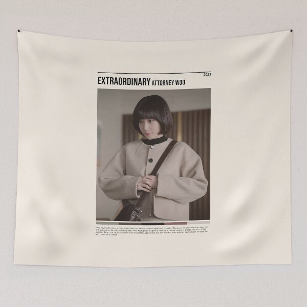 Item preview, Extraordinary Attorney Woo, Minimalist Kdrama (2022) designed and sold by PinkandP.