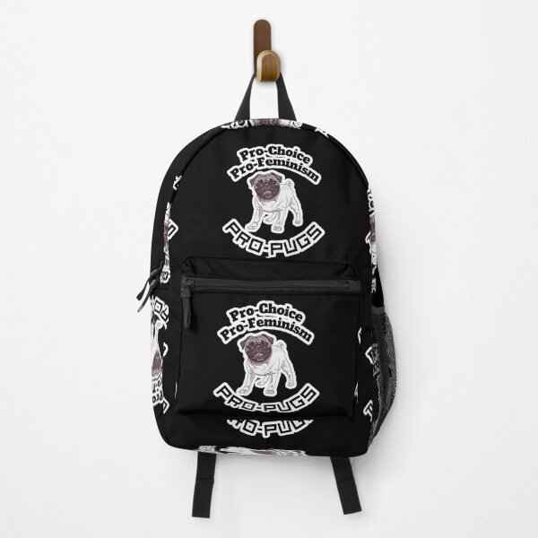 Item preview, Pro-Choice, Pro-Feminism, Pro-Pugs (black) designed and sold by creativerooney.