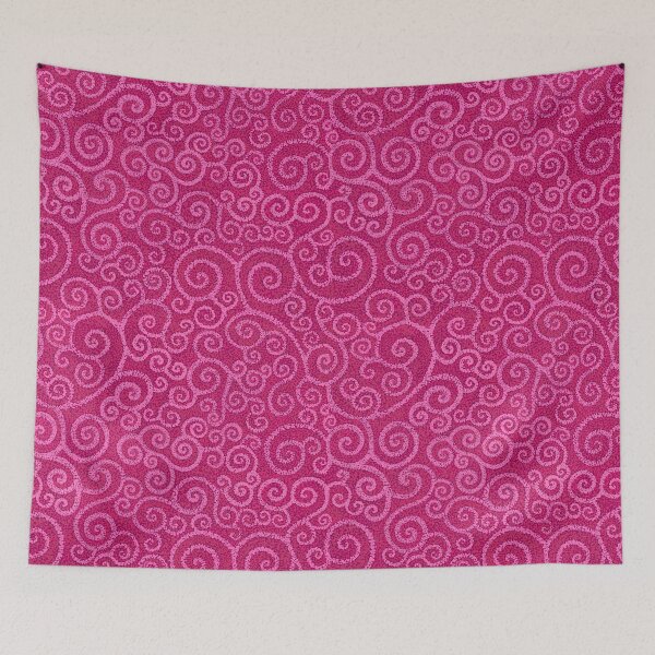 Item preview, Pink on red mosaic Celtic spirals designed and sold by QuirkyCraftz.