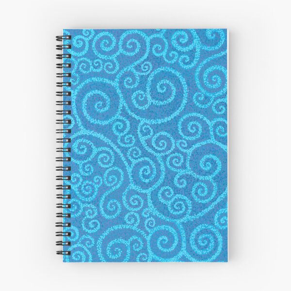 Item preview, Blue mosaic Celtic spirals designed and sold by QuirkyCraftz.