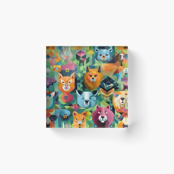 Item preview, Colorful animals seamless pattern 08 designed and sold by Phumtanis66.