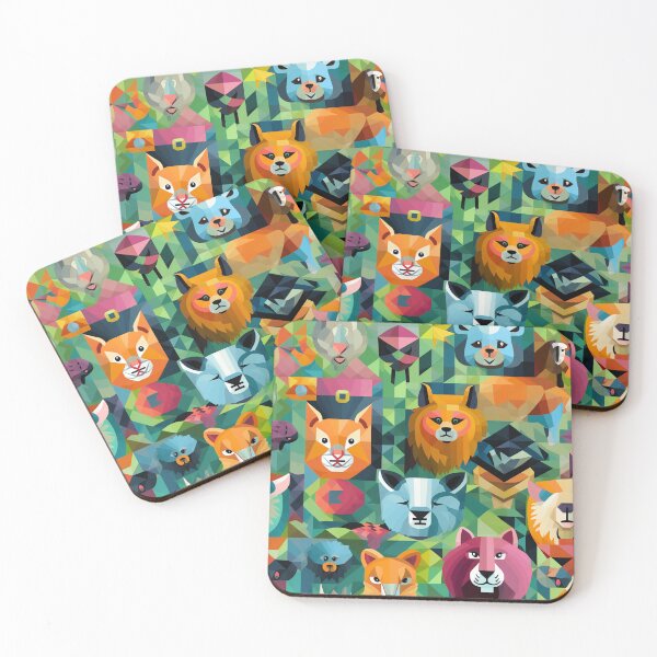 Item preview, Colorful animals seamless pattern 08 designed and sold by Phumtanis66.
