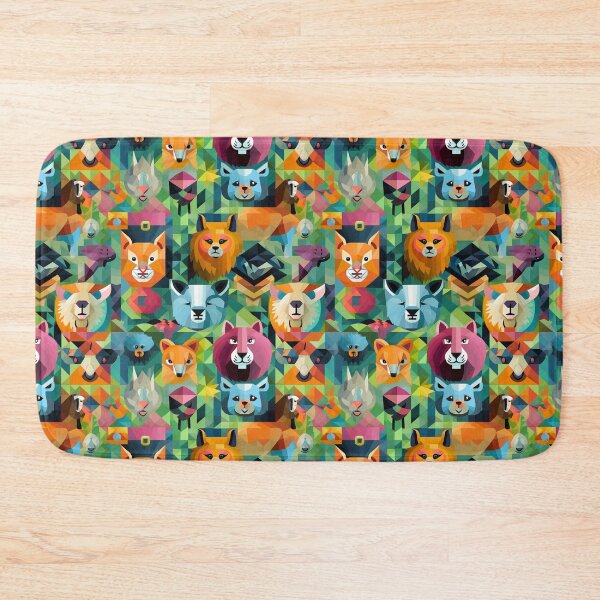 Item preview, Colorful animals seamless pattern 08 designed and sold by Phumtanis66.