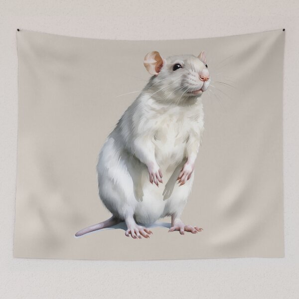 Item preview,  Watercolor Rat, Furry Rat designed and sold by Lil-Satu.
