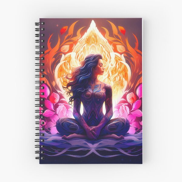 Item preview, Goddess of the Sacred and Divine Feminine, Divine Yoni - spiritual art spirituality divine feminine well-being portrait illustration drawing designed and sold by LvSoulCreations.