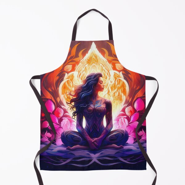 Item preview, Goddess of the Sacred and Divine Feminine, Divine Yoni - spiritual art spirituality divine feminine well-being portrait illustration drawing designed and sold by LvSoulCreations.