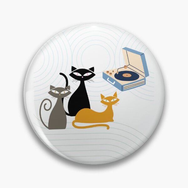 Item preview, Retro Jazz Kitties designed and sold by Anathea Utley.