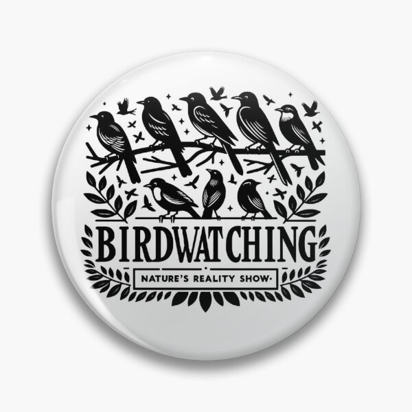 Item preview, “Birdwatching: nature's reality show” slogan for bird watchers designed and sold by VoilaPrint.