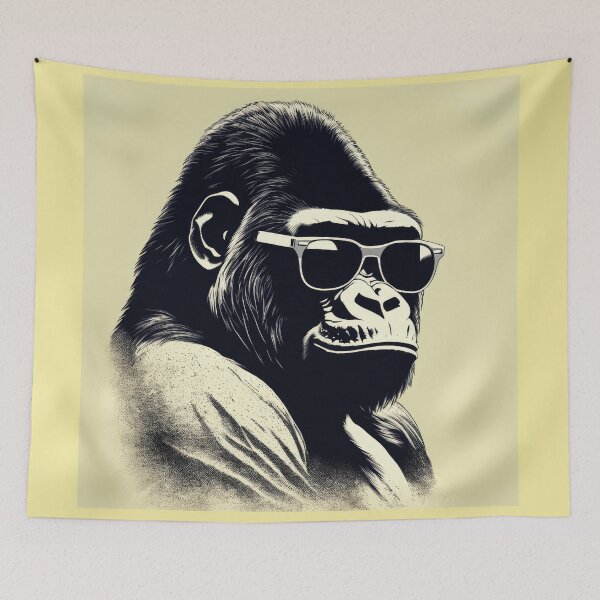 Item preview, Gorilla with Sunglasses designed and sold by Bilisik.