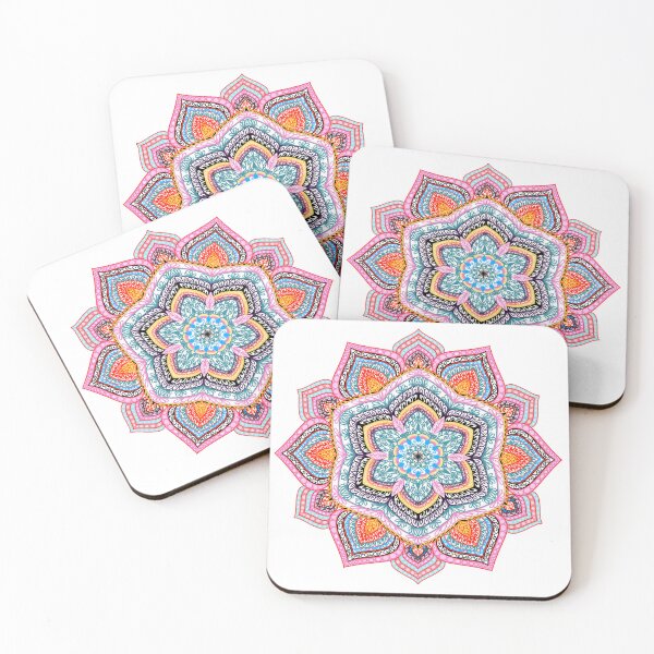 Item preview, Flower mandala design designed and sold by wawaart.