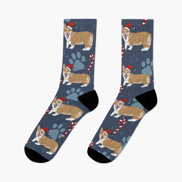 Item preview, Christmas Corgi Pattern designed and sold by KantstandyaC.