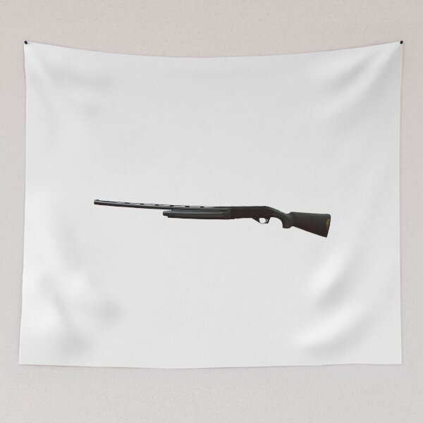 Item preview, black shotgun isolated on white background  designed and sold by goceris.