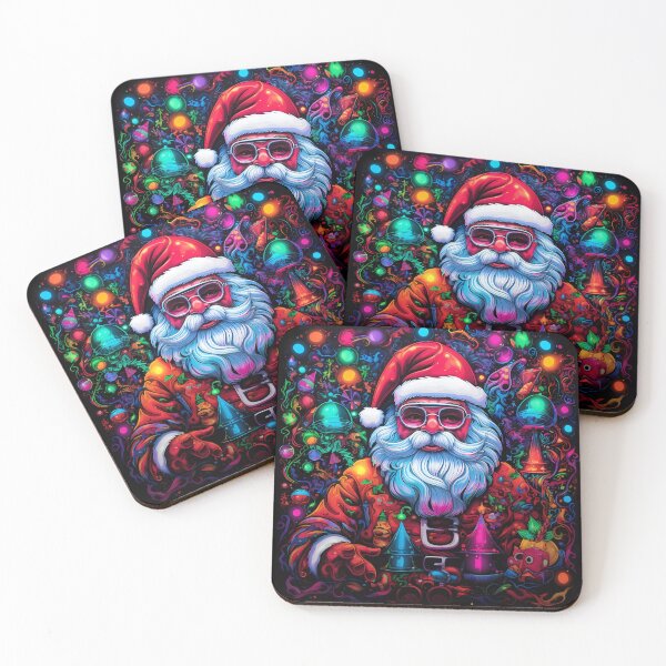Item preview, "Santa's Neon North Pole" designed and sold by Art-Vortex-fr.
