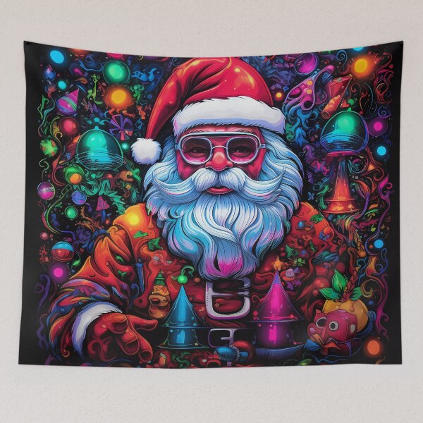 Item preview, "Santa's Neon North Pole" designed and sold by Art-Vortex-fr.