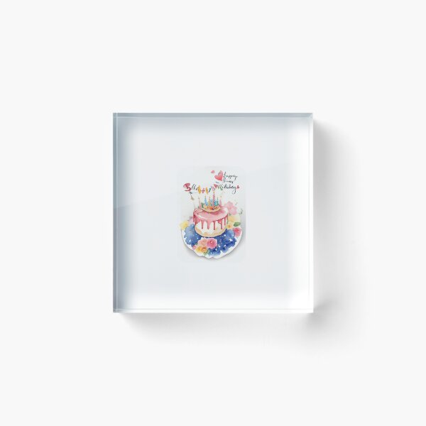 Item preview, Birthday cake designed and sold by desinganddecor.