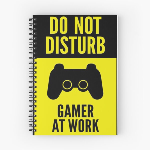 Item preview, Do Not Disturb Gamer at Work - PlayStation Joystick Blac&Yellow designed and sold by RayReplayer.