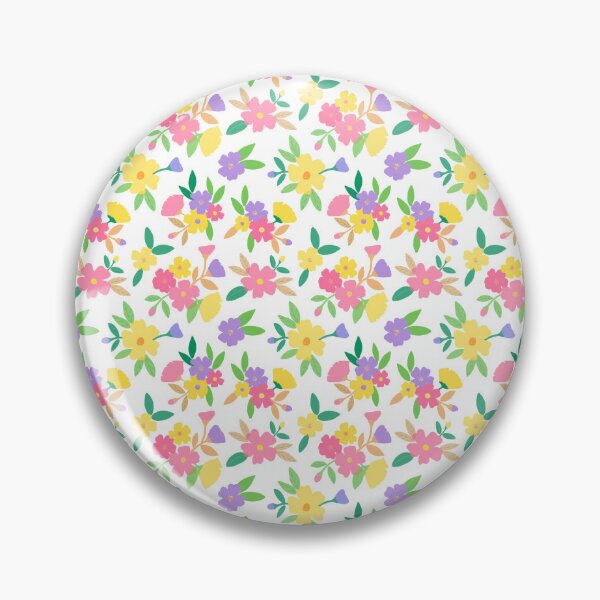 Item preview, colorful floral pattern  designed and sold by PrettywithColor.