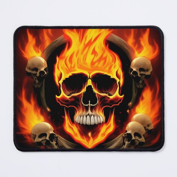 Item preview, Skull on fire designed and sold by Sureshmoksh.